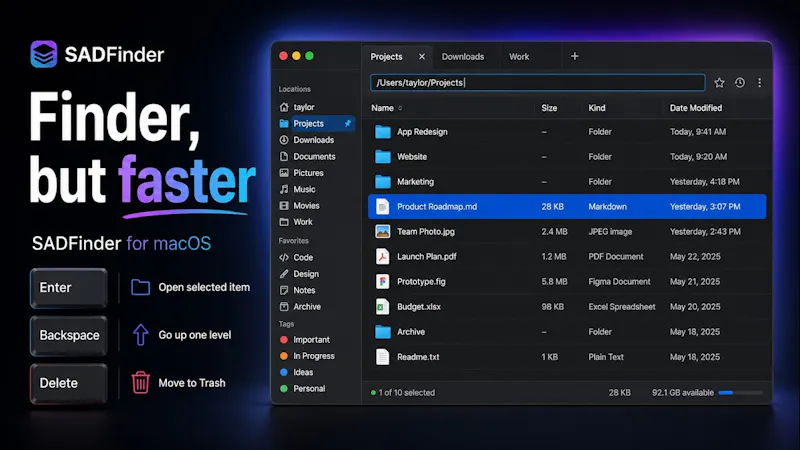 SADFinder screenshot 1 (video preview)