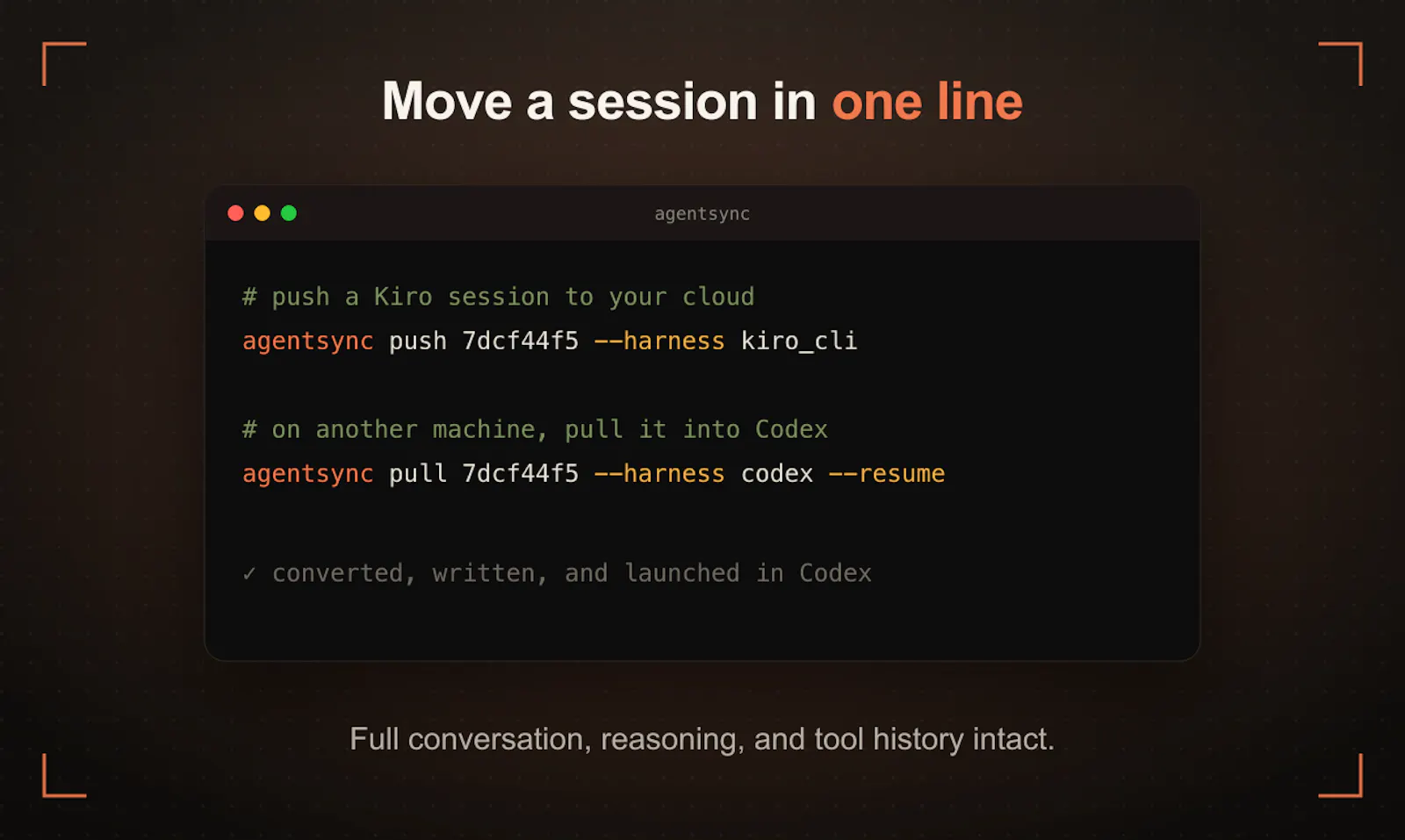 AgentSync - Context Transfer in seconds screenshot 2