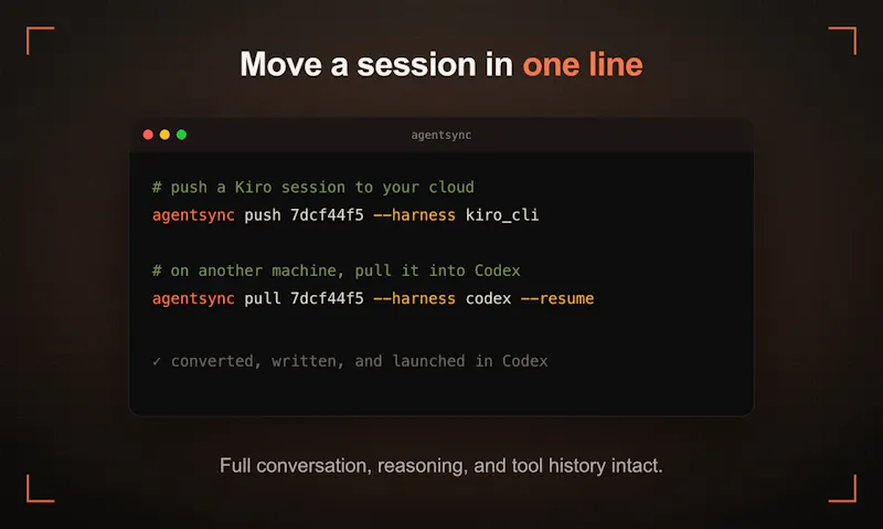 AgentSync - Context Transfer in seconds screenshot 2