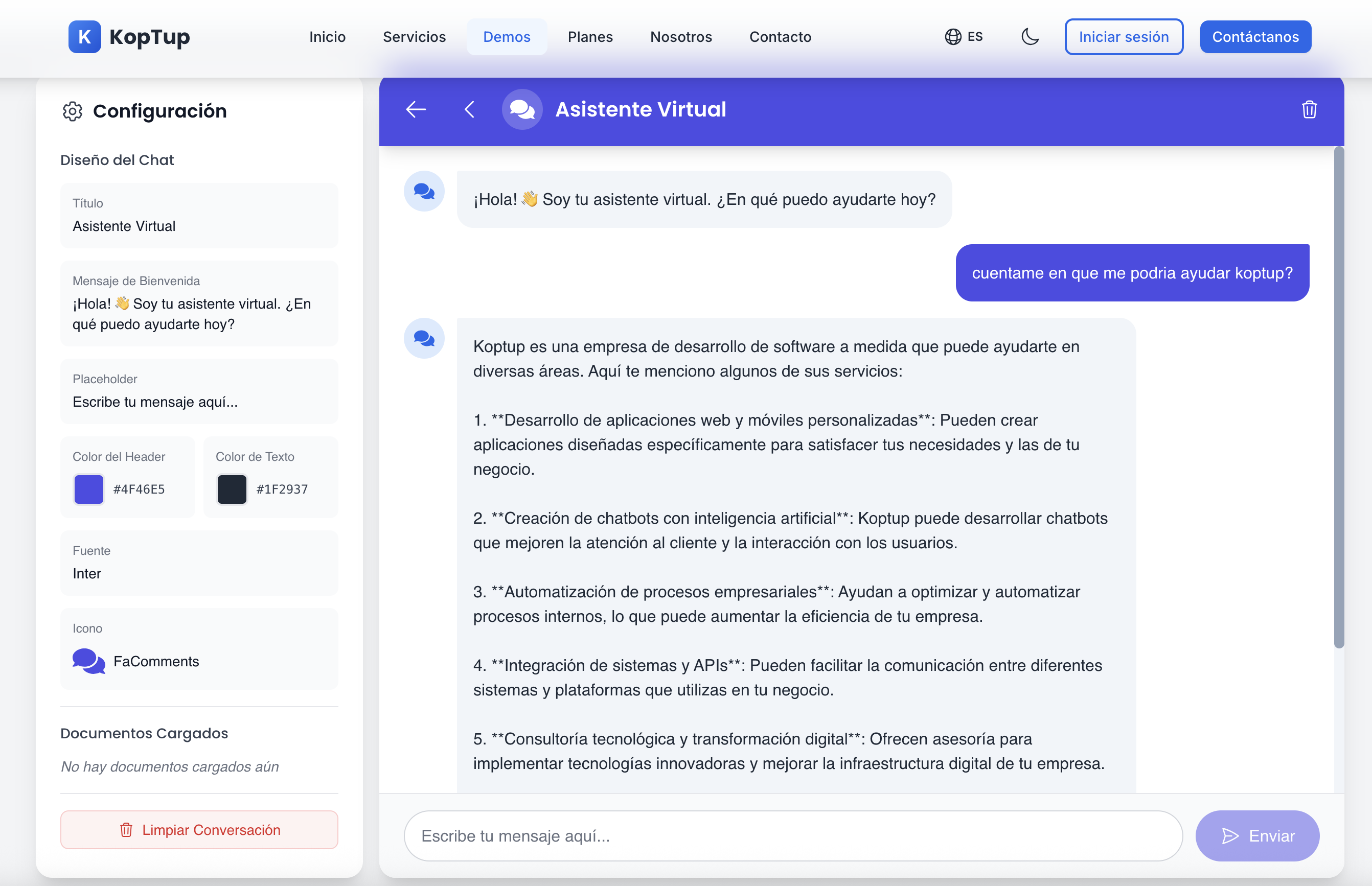 KopTup - Main product screenshot demonstrating key features and user interface