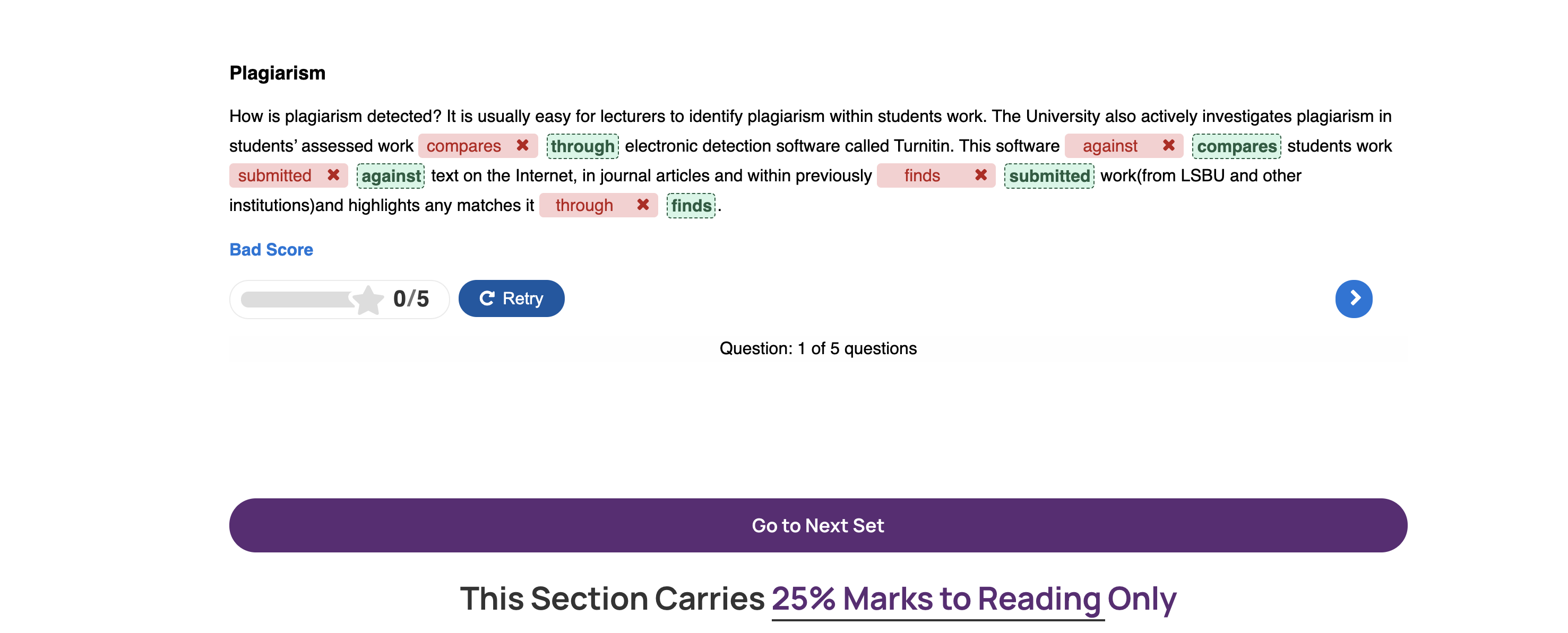 Ambition Abroad Automatic Scoring gallery image