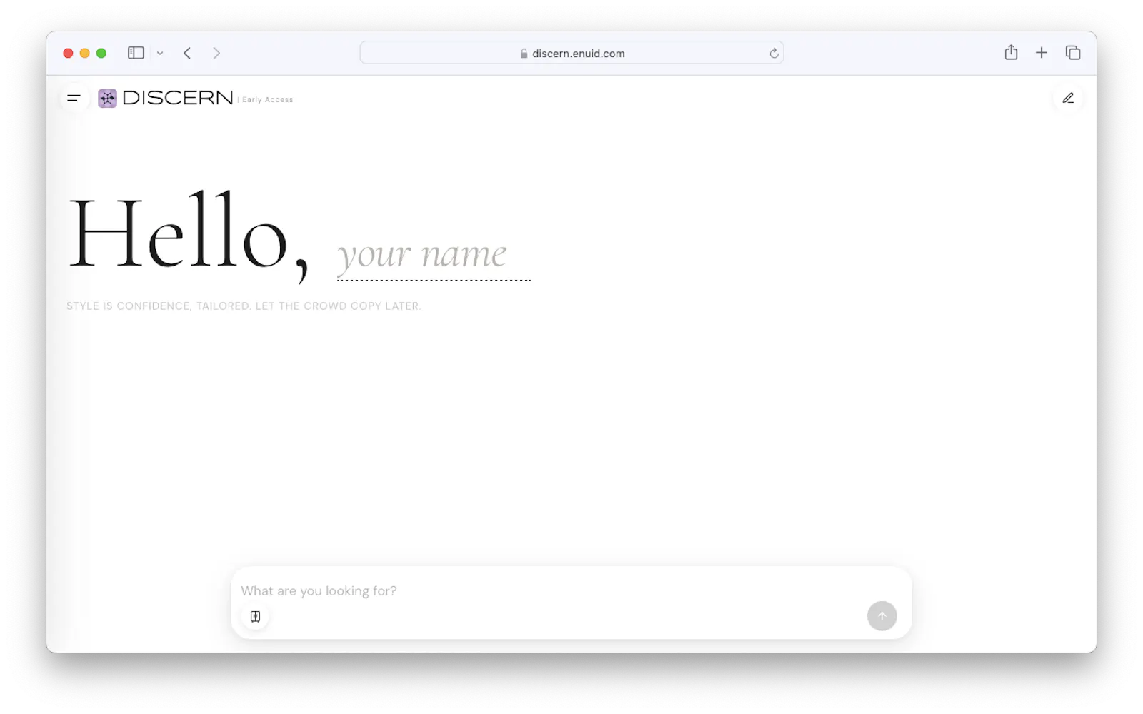 Discern screenshot 1