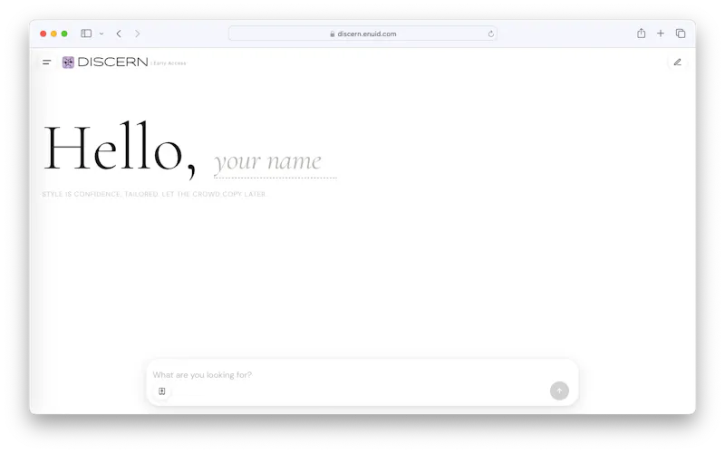 Discern screenshot 1