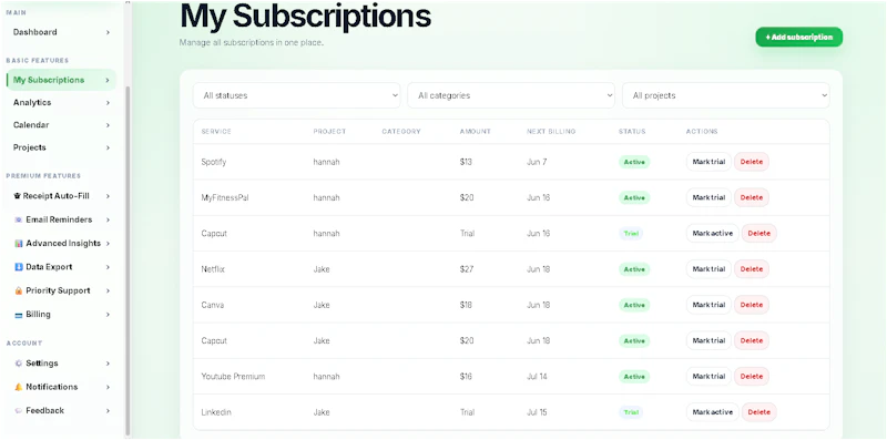 Subtraz screenshot 2
