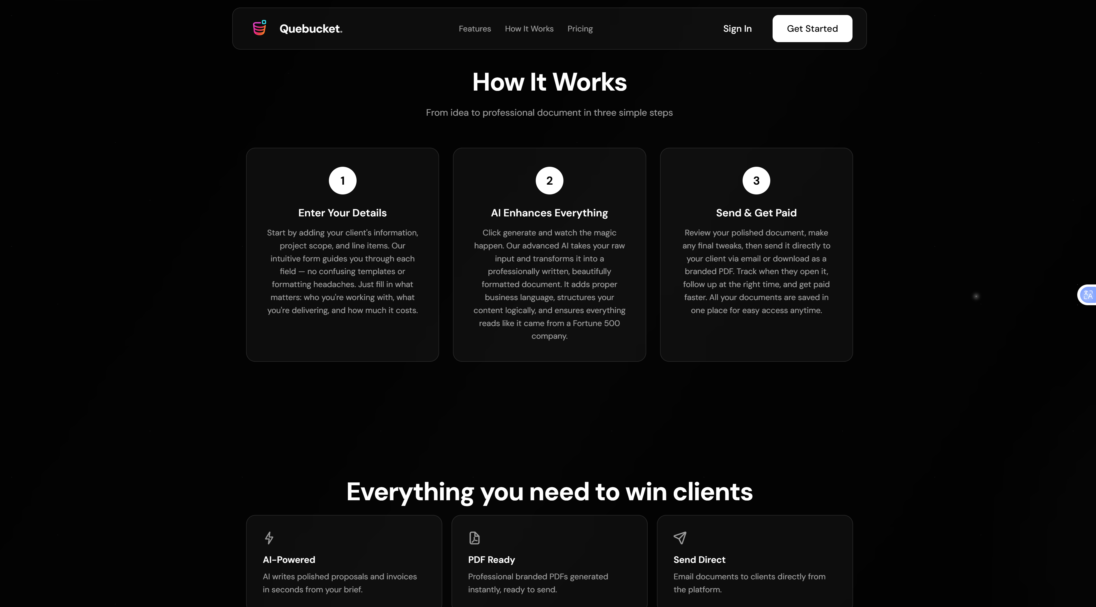 Quebucket gallery image