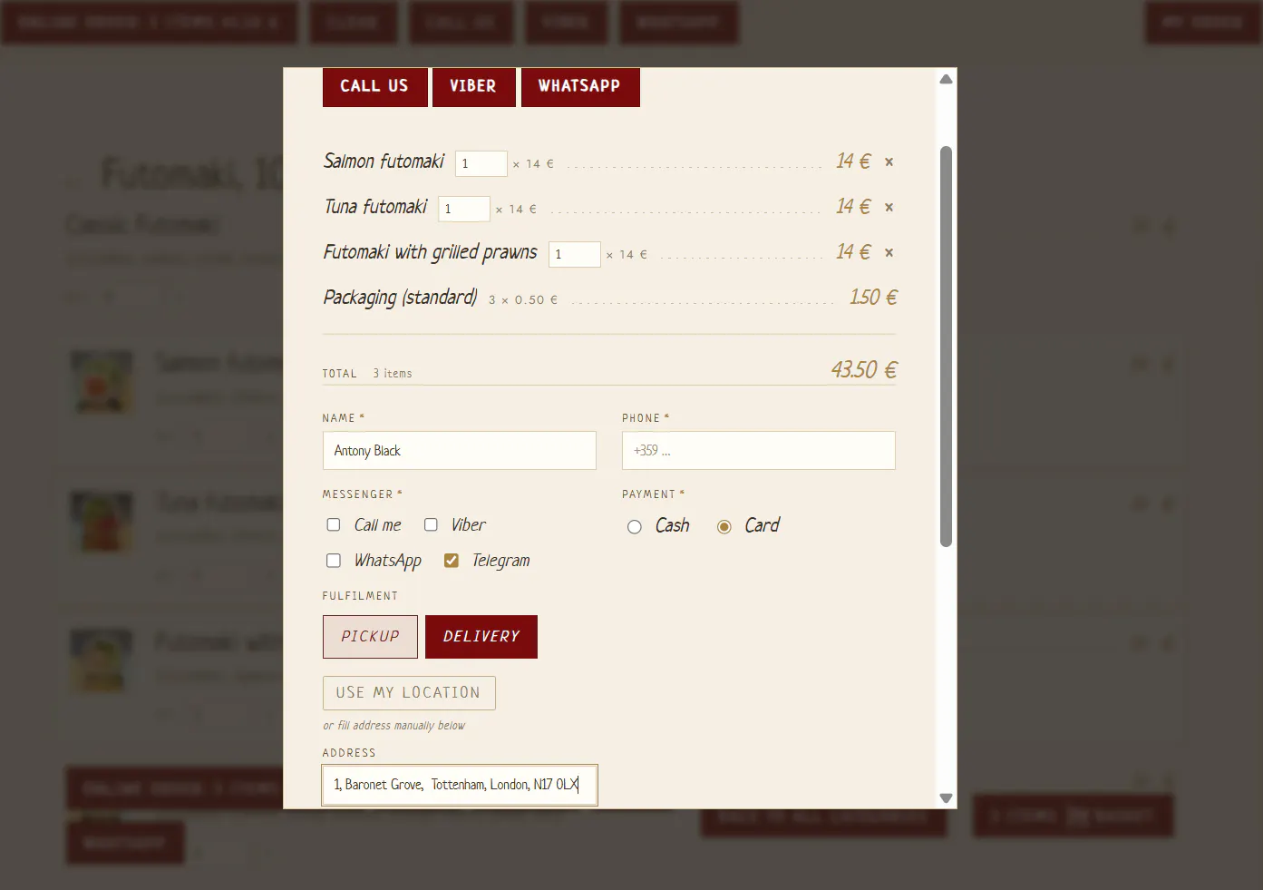 Online menus & ordering for restaurants gallery image