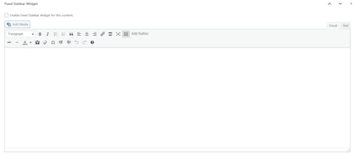 Fixed Sidebar for Single Posts and Pages gallery image