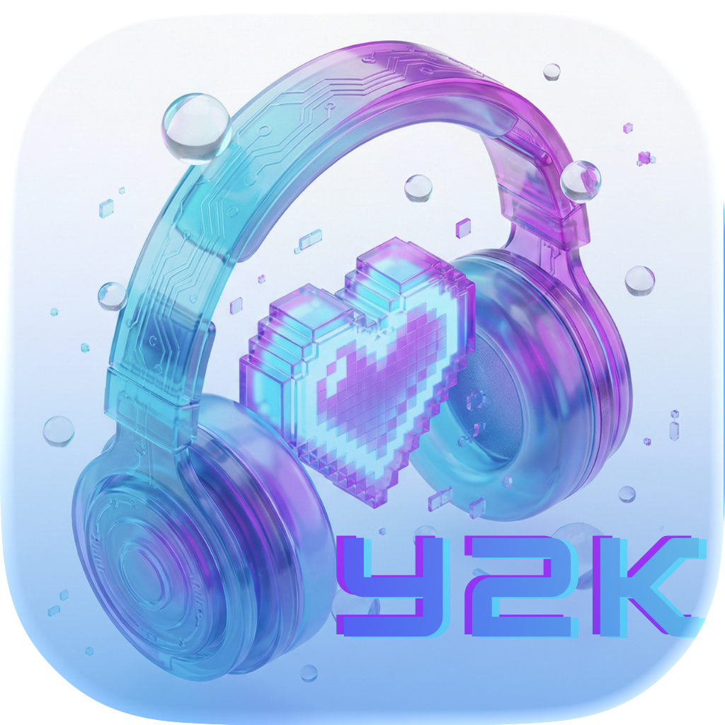 Kawaii Anime Wallpaper: Y2K HD - Product Hunt launch logo and brand identity