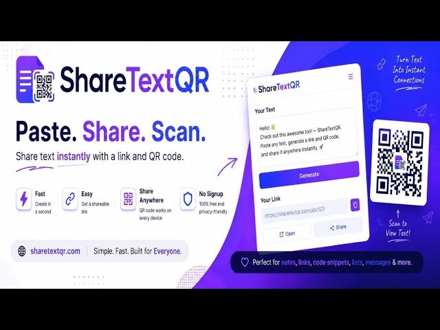 ShareTextQR gallery image