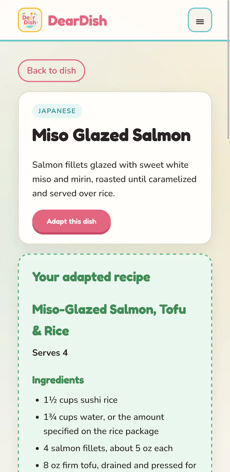DearDish screenshot 4