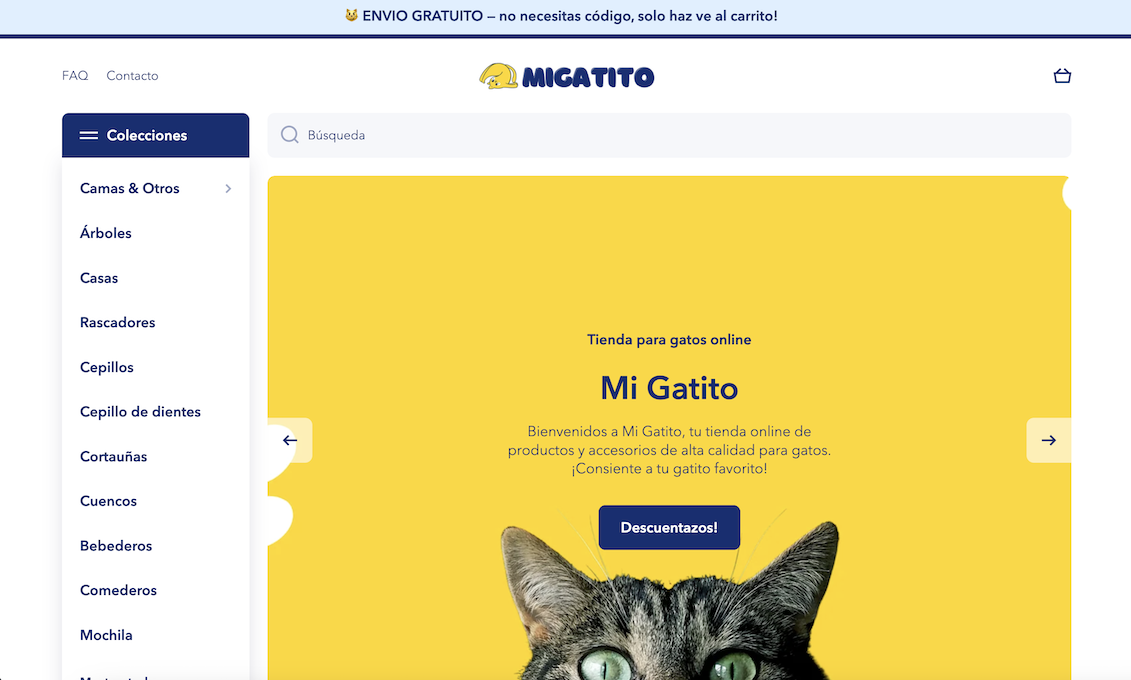 Média Mon chaton - Commerce électronique pour animaux de compagnie 1