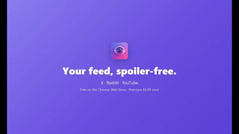 Spoiler Blur screenshot 1 (video preview)