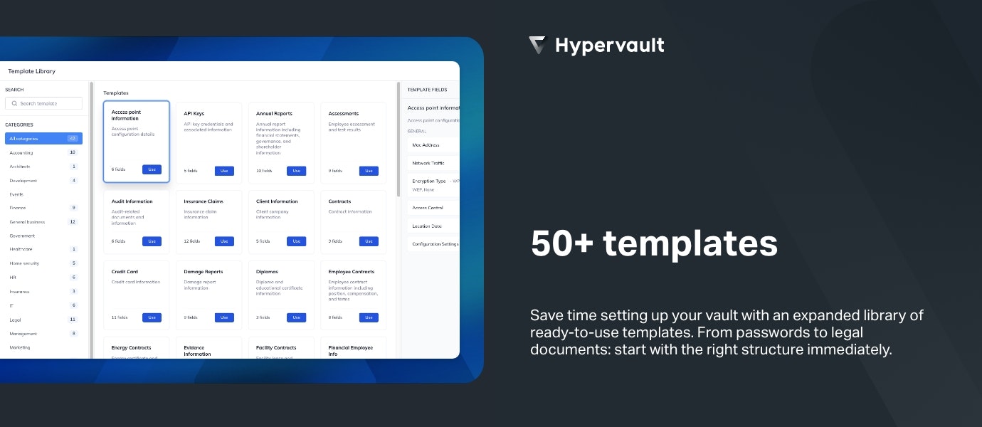 Hypervault - Screenshot 4 showing product features and functionality