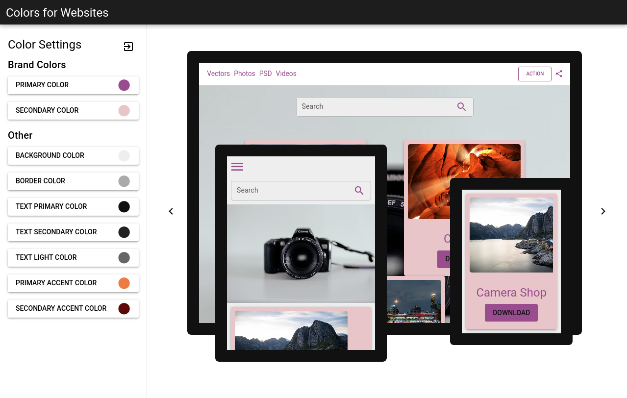 Colorsforwebsites