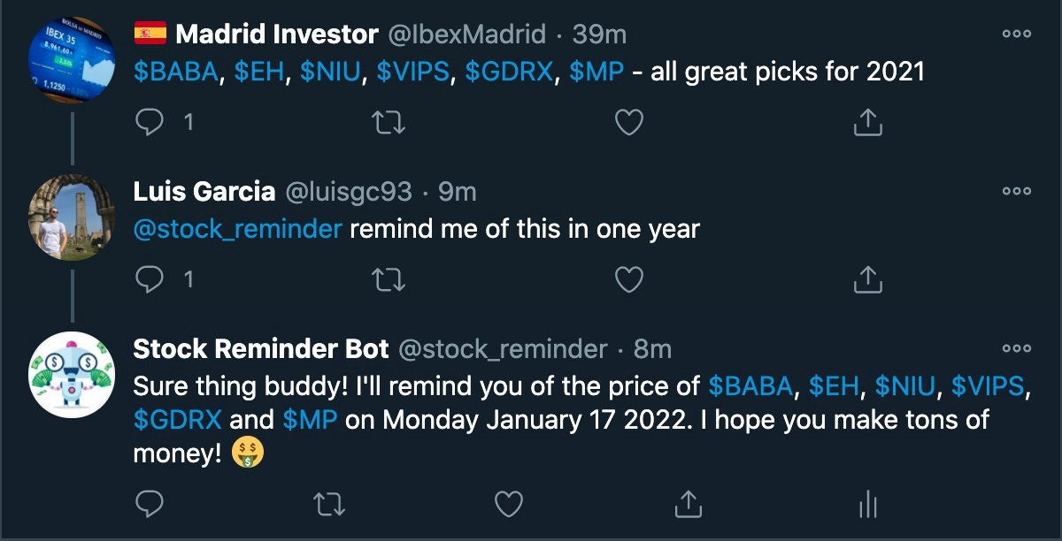 Stock Reminder Bot gallery image