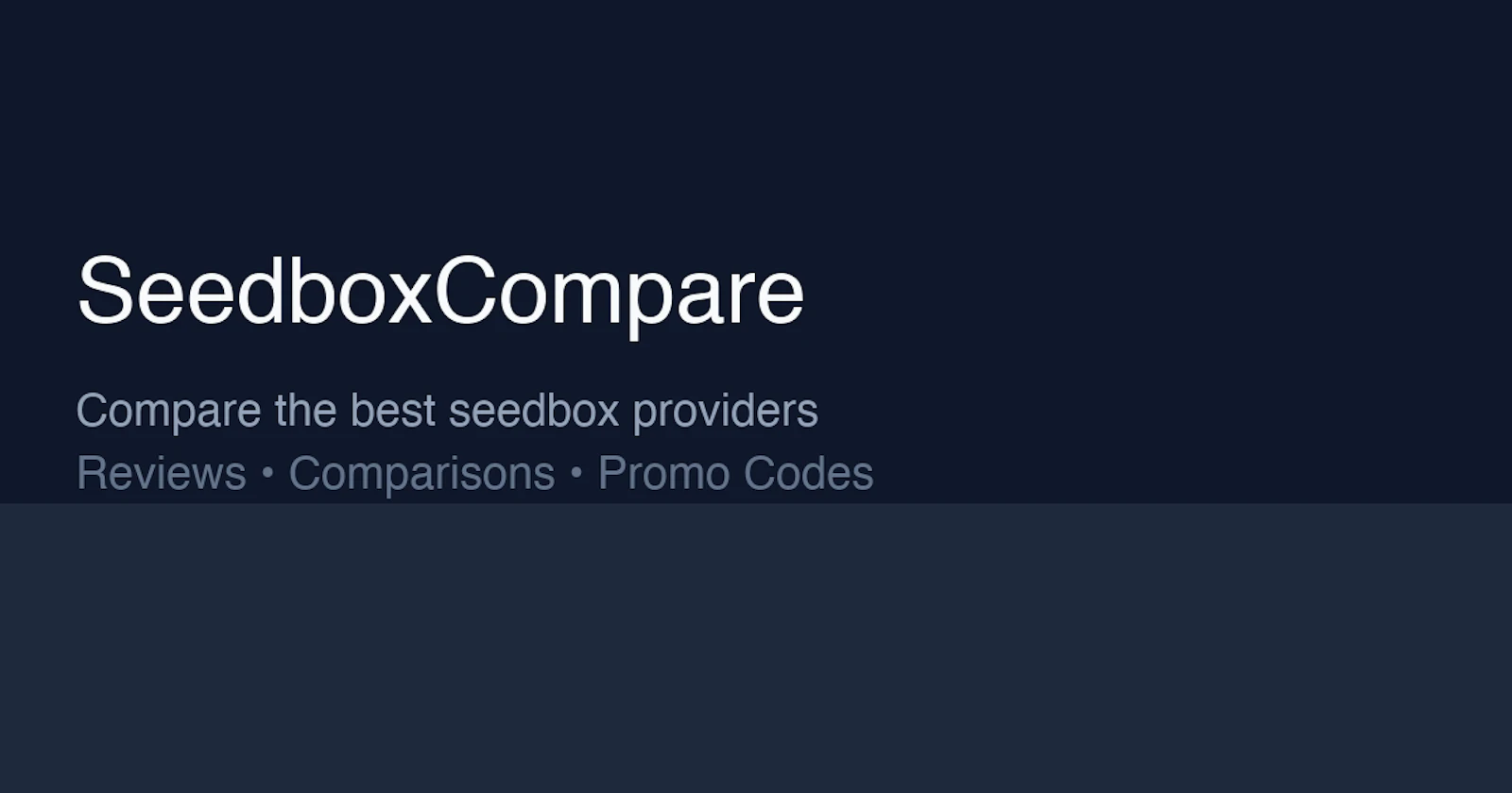 SeedboxCompare screenshot 1