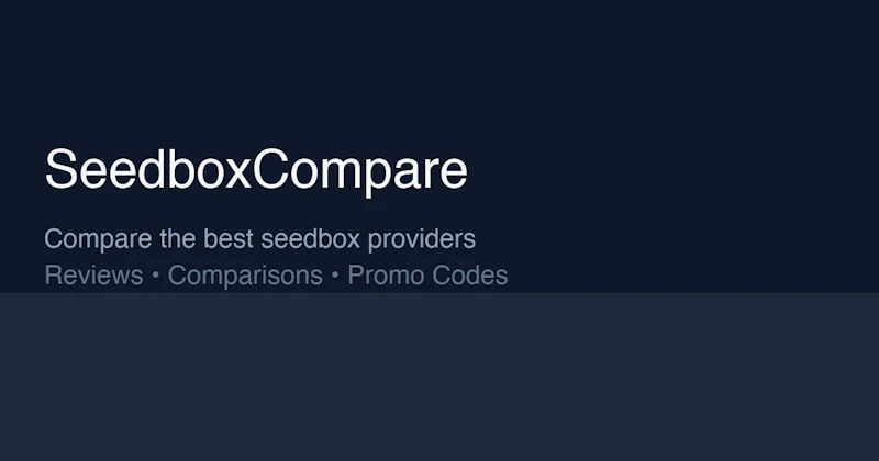 SeedboxCompare screenshot 1