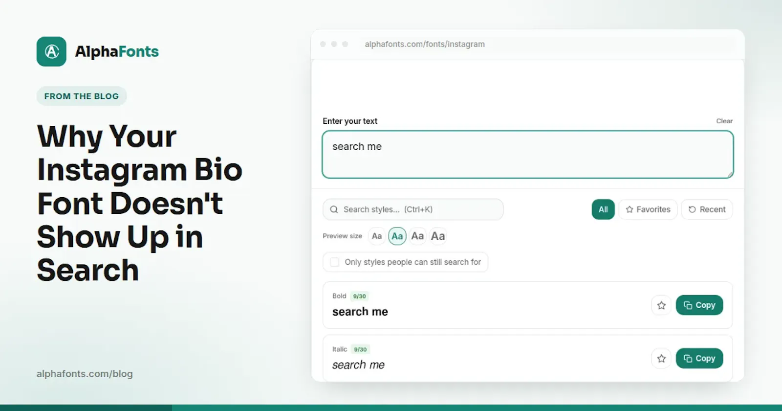 AlphaFonts screenshot 10