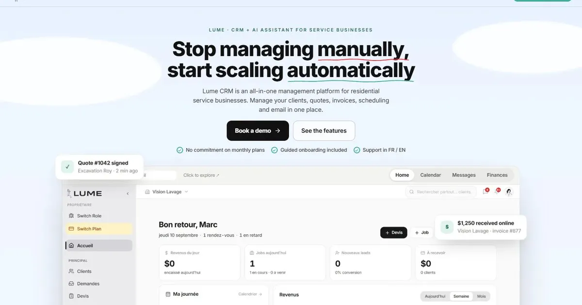 Lume CRM gallery image