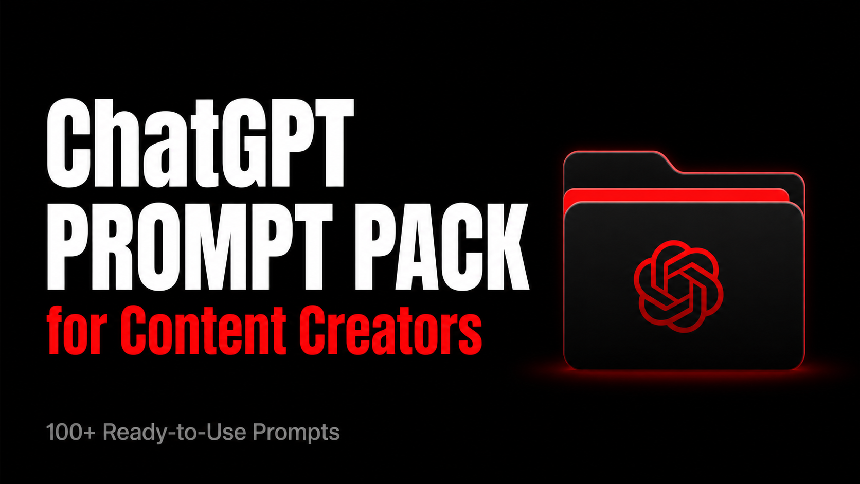 ChatGPT Prompt Pack for Content Creators gallery image