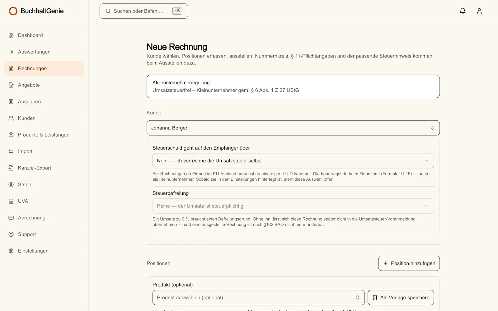 BuchhaltGenie screenshot 3