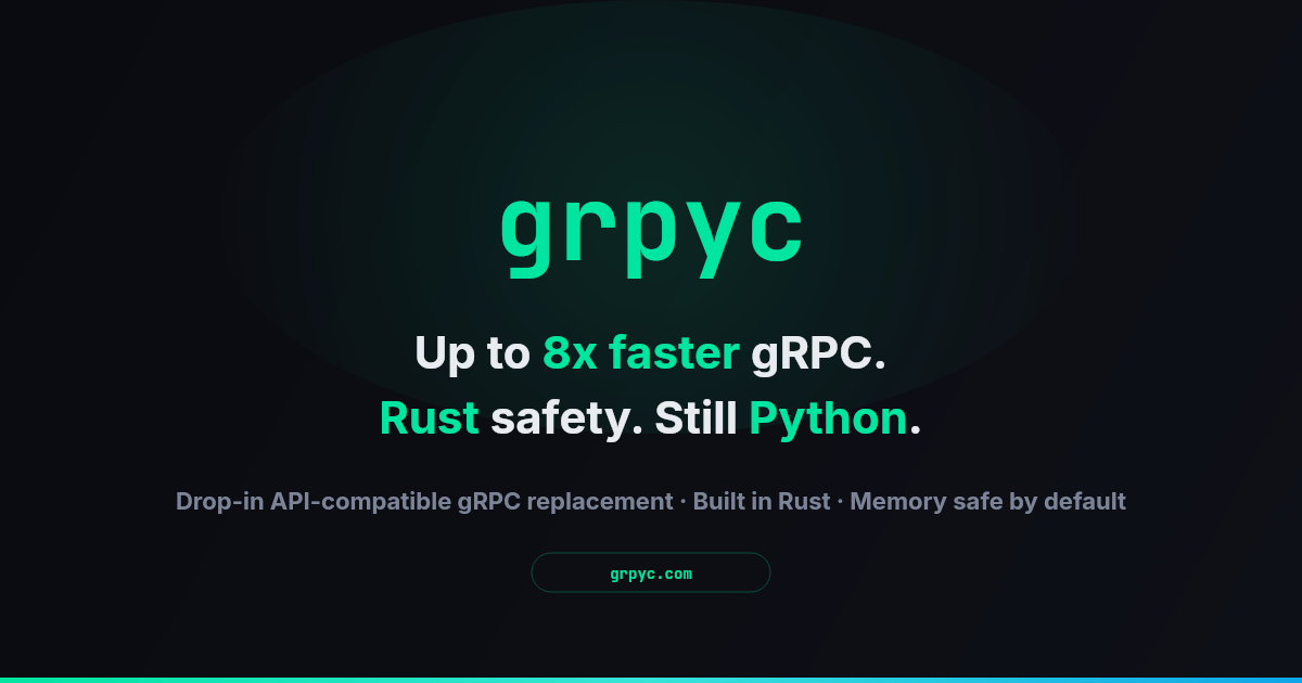 grpyc: Fast gRPC for Python gallery image