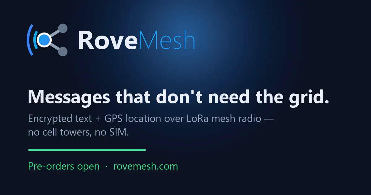 RoveMesh gallery image