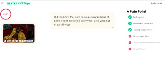 App for Better Posture gallery image