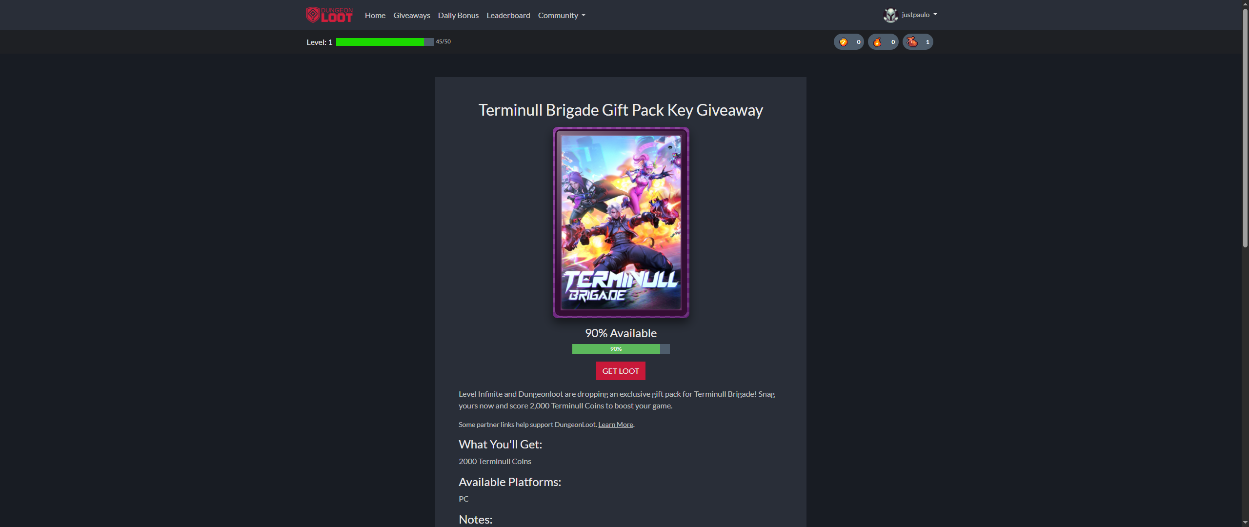 DungeonLoot gallery image