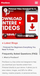 Pinosave - Pintrest Videos Downloader