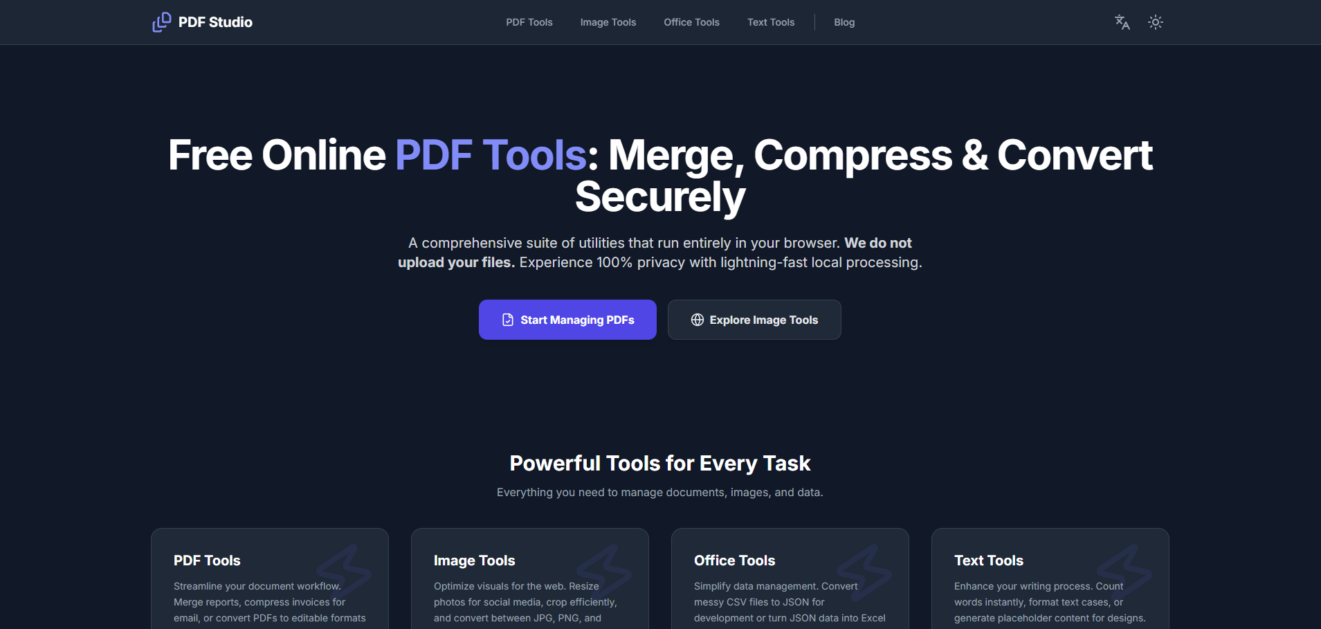 PDFStudio Tools - Screenshot 2 showing product features and functionality