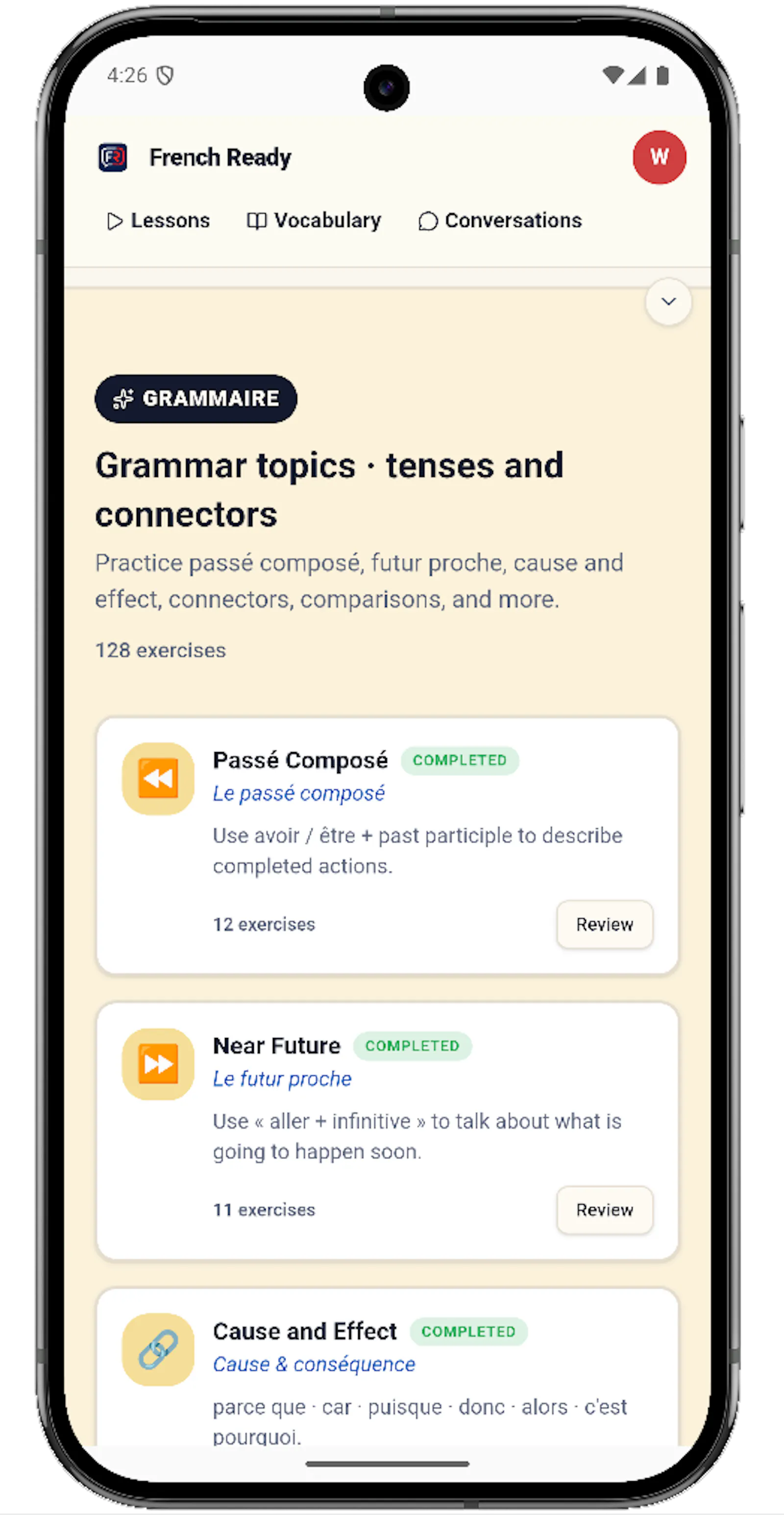 French Ready App screenshot 9