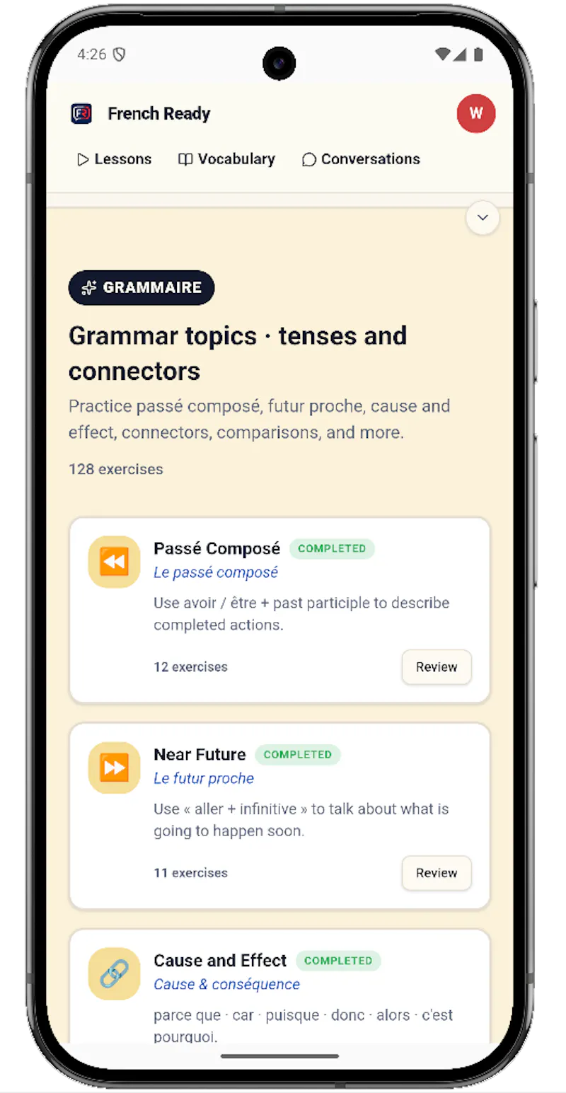 French Ready App screenshot 9