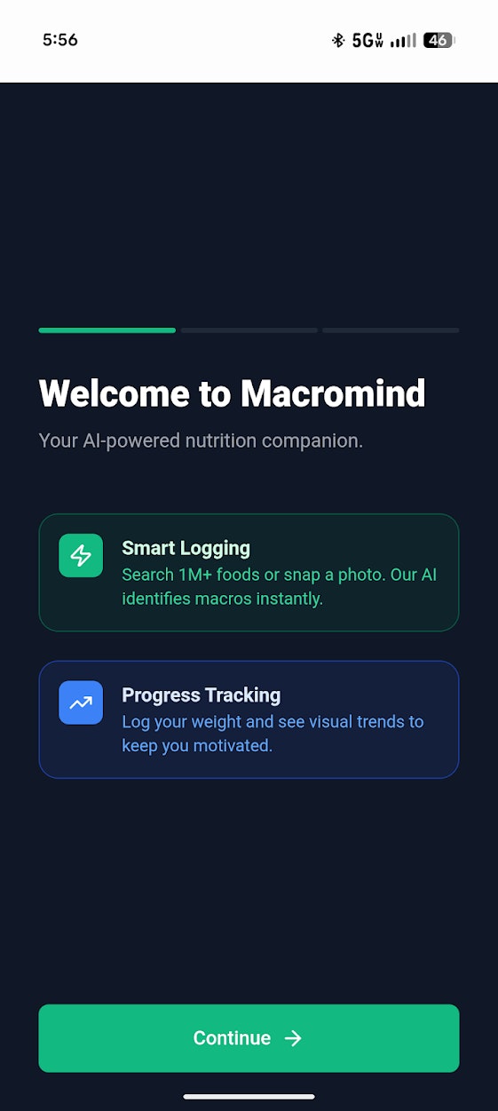 Macromind AI Initial Launch - Screenshot 2 showing product features and functionality