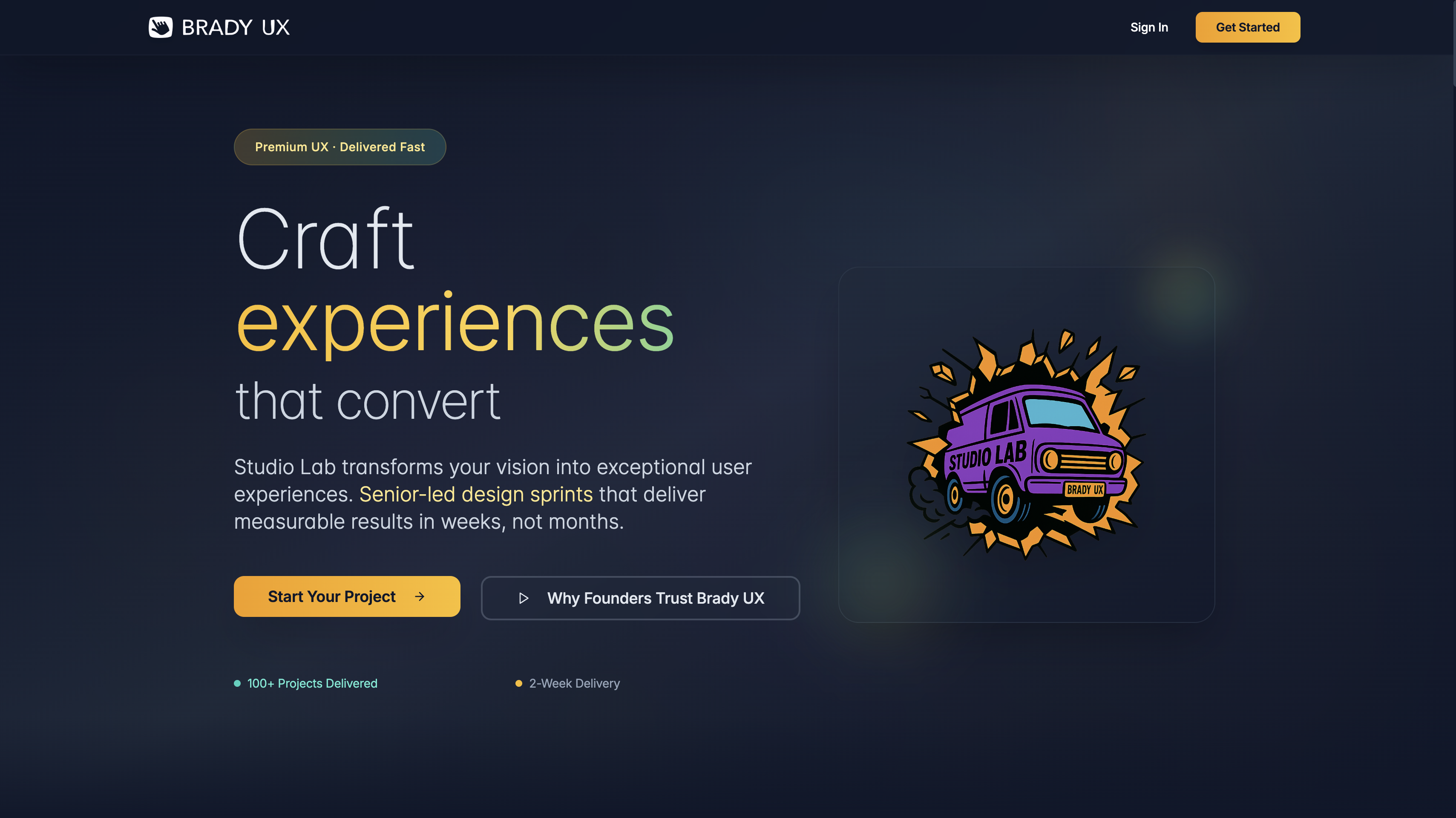 ห้องปฏิบัติการสตูดิโอโดย Brady UX media 2