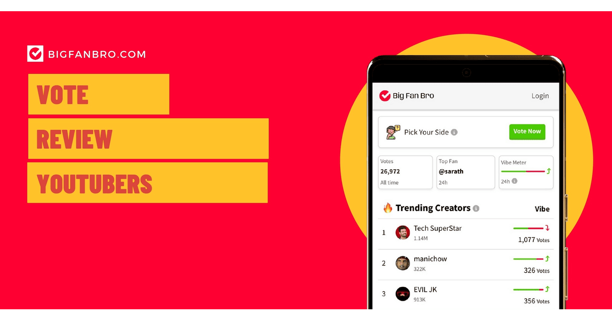 Bigfanbro - Main product screenshot demonstrating key features and user interface