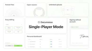 Optimieren Sie Ihren Dokumentenunterschriftsprozess mit Documenso.