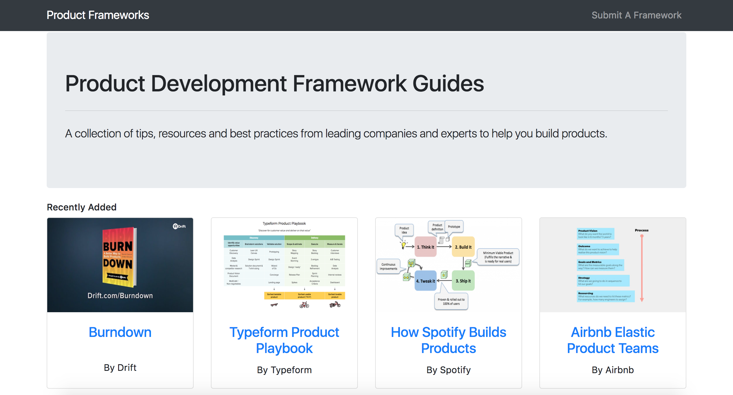Product Frameworks gallery image