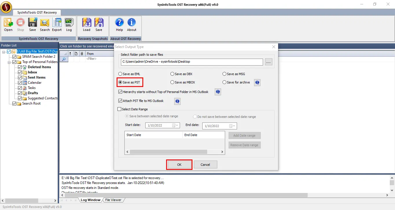 Wissel OST Recovery Tool uit - Betrouwbare oplossing om beschadigde of beschadigde OST -bestanden te herstellen media 5