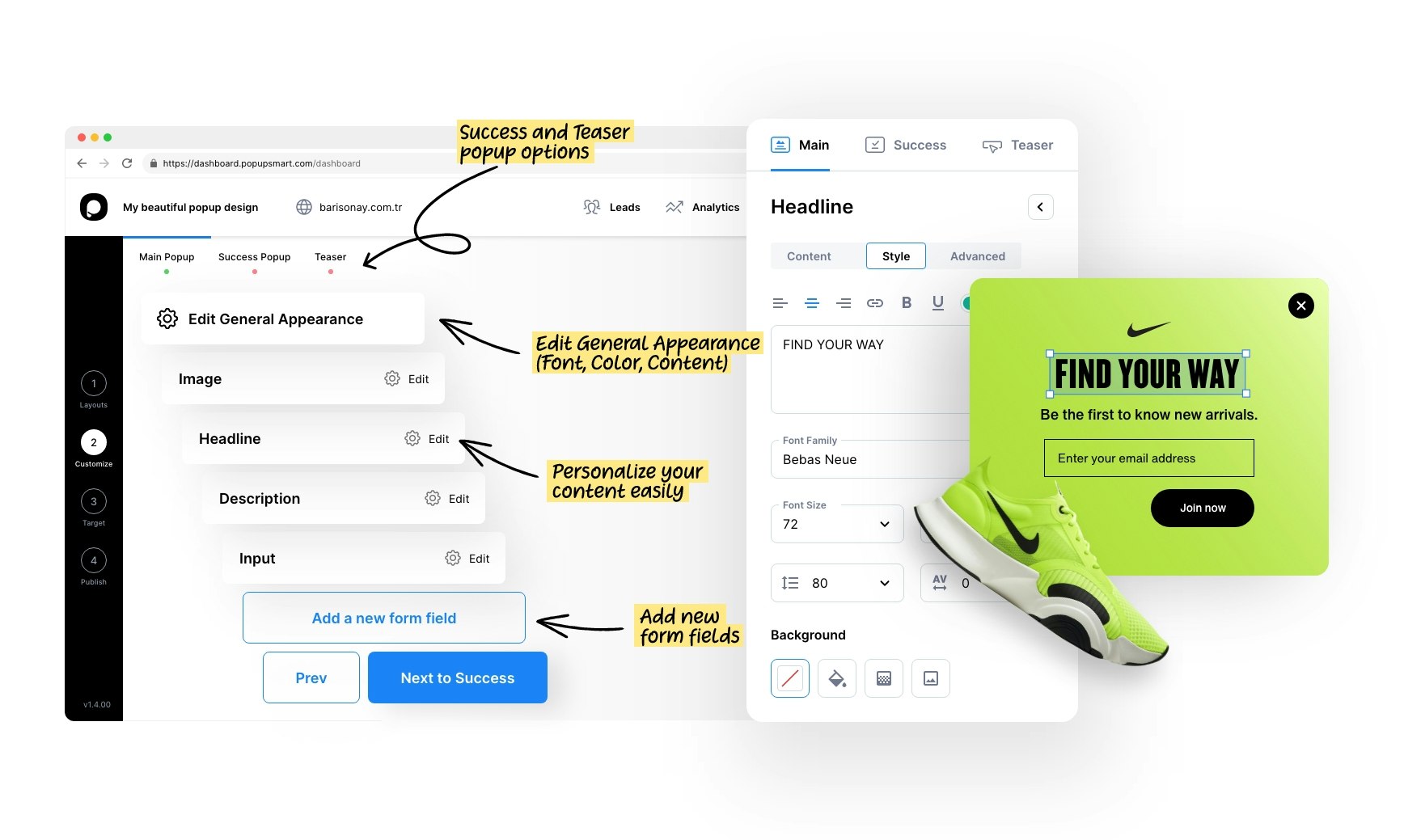 Popupsmart gallery image