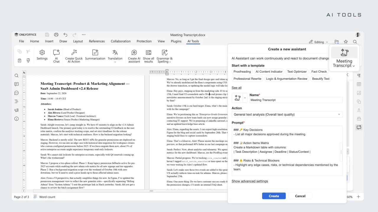 ONLYOFFICE Docs 10.0 gallery image