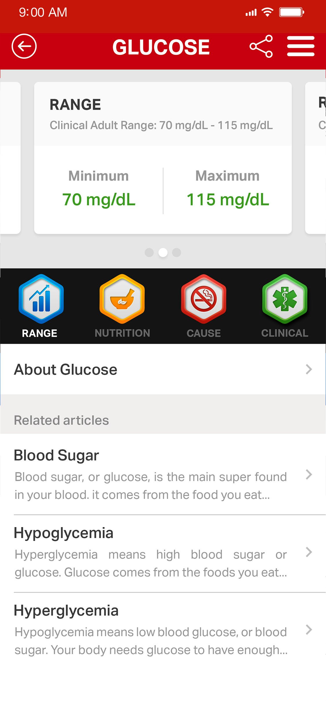 Blood Test Guide  - Mobile Application gallery image