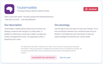 Mental health app compass by TherAppX gallery image