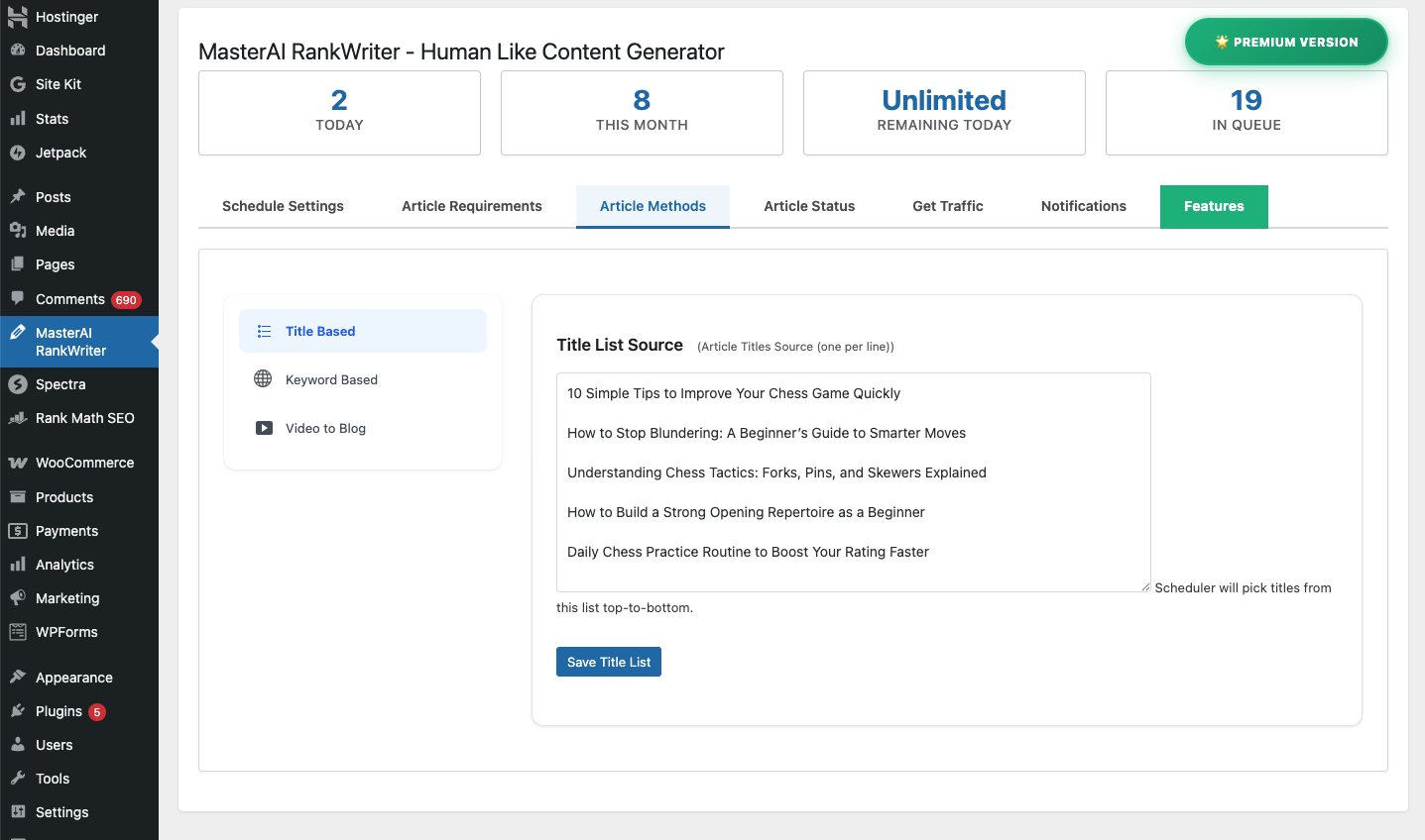 MasterAI- RankWriter Pro gallery image