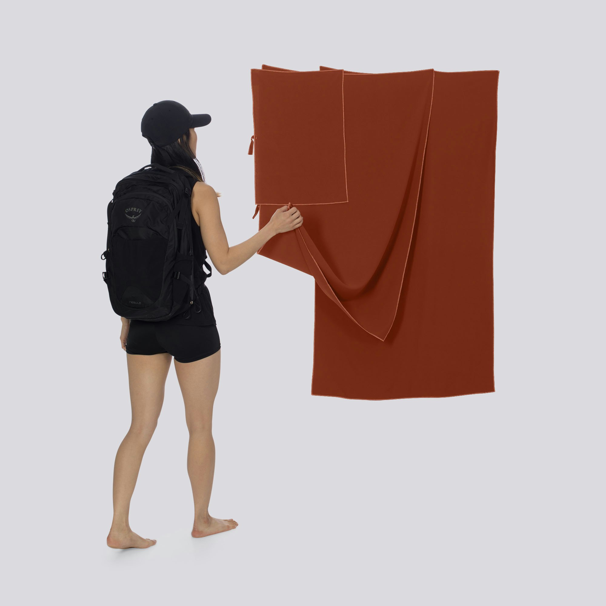 SHIN JARDBO Raw Silk Travel Towel gallery image