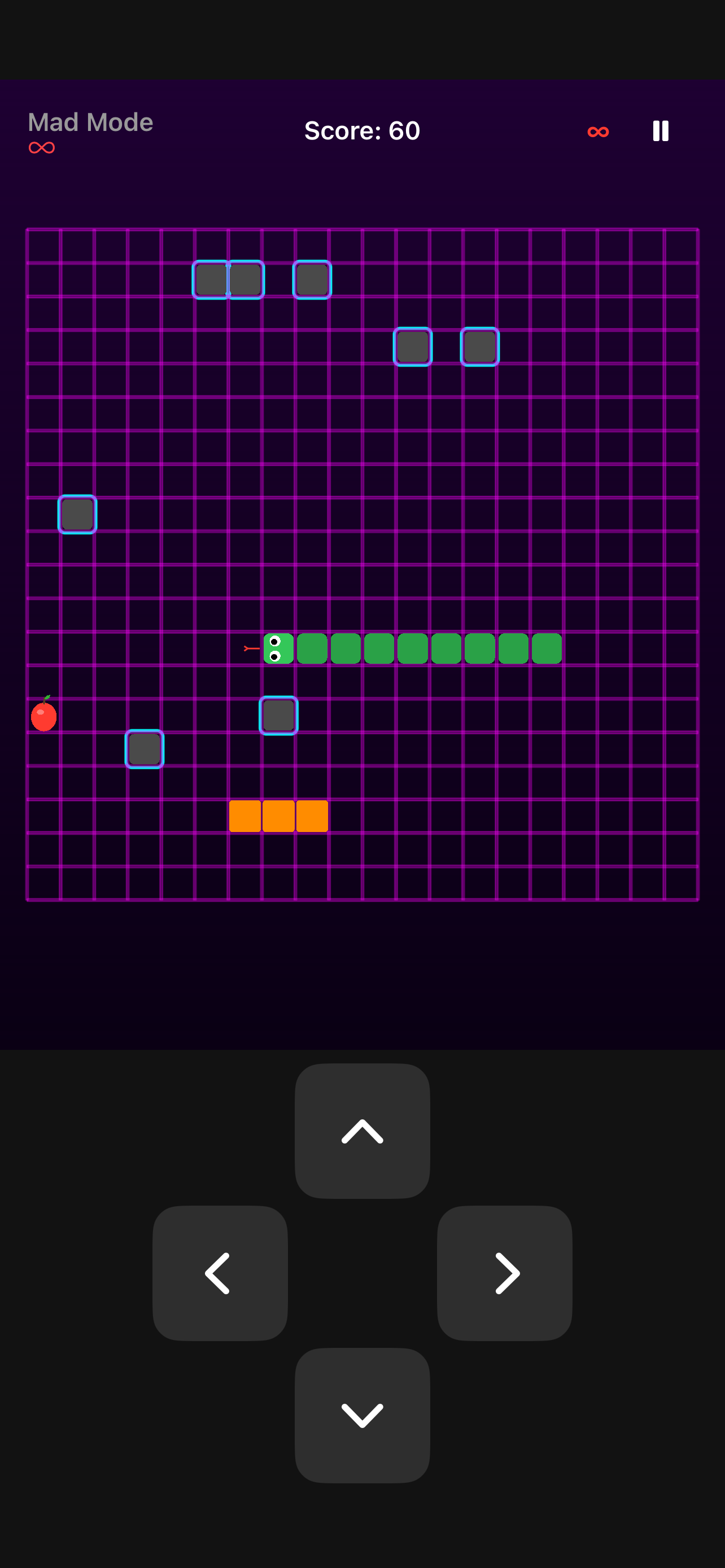 Mad Snake Game - Screenshot 4 showing product features and functionality