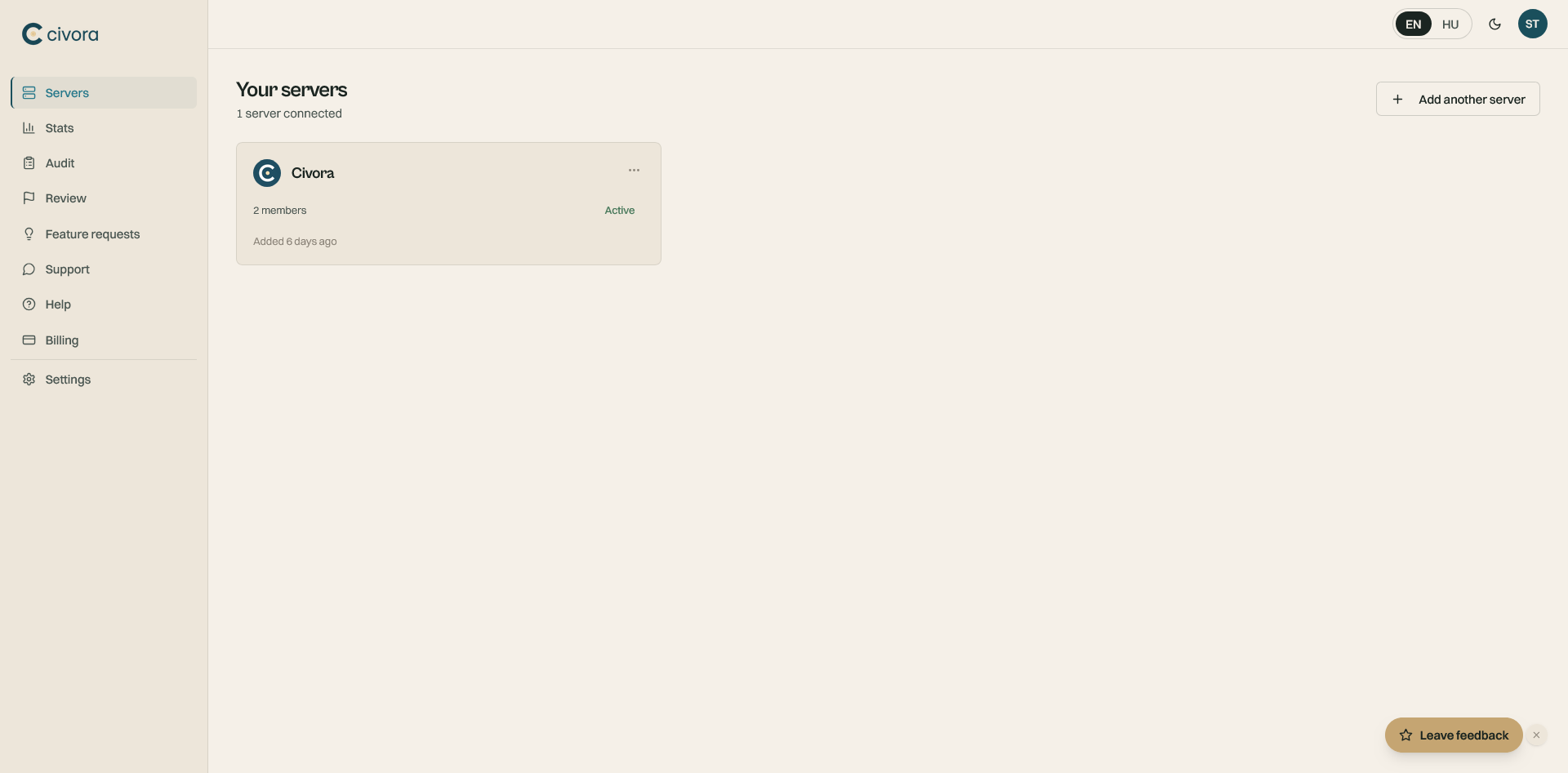 Civora — Discord moderation with AI gallery image