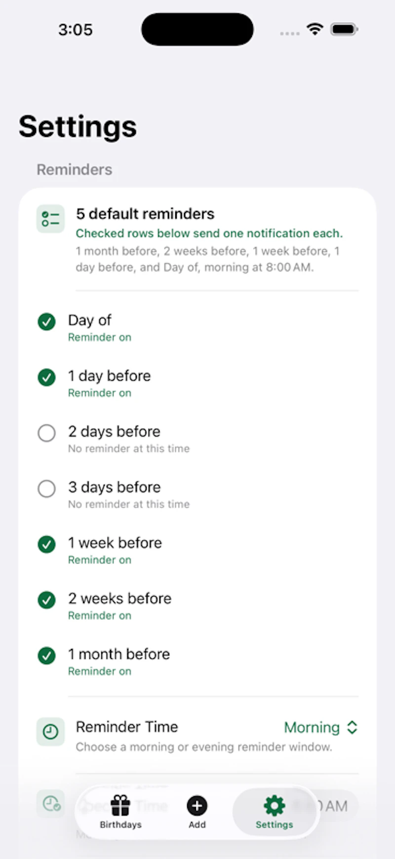 Any Many More: Birthday Alerts screenshot 6
