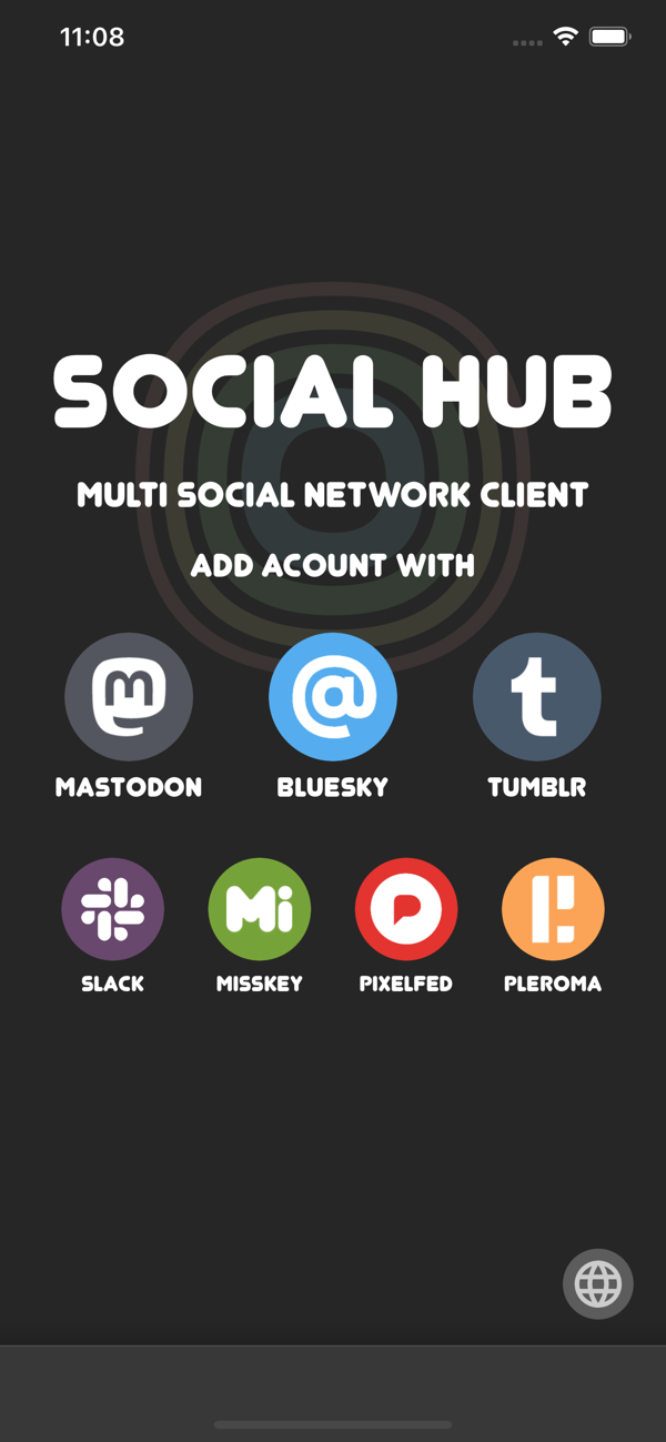 SocialHub - Main product screenshot demonstrating key features and user interface