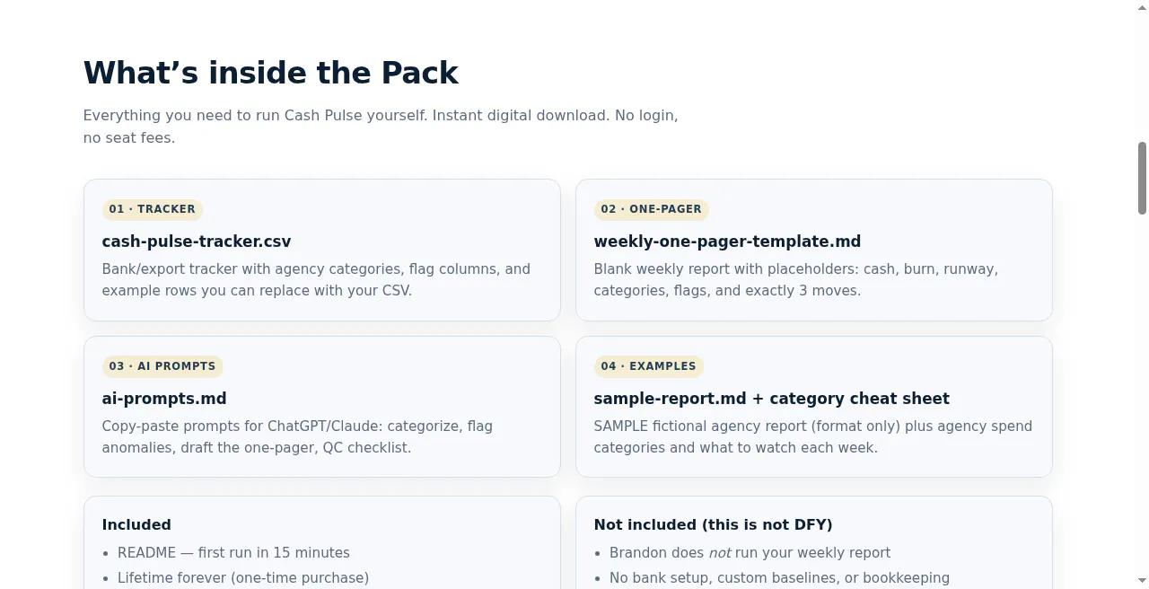 Cash Pulse Pack gallery image